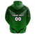 Custom Maori Aotearoa Manania Zip Hoodie Simple Sport Style Green LT16 - Polynesian Pride