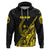 Custom Guam Rugby Hoodie Polynesian Patterns Style Yellow LT16 - Polynesian Pride