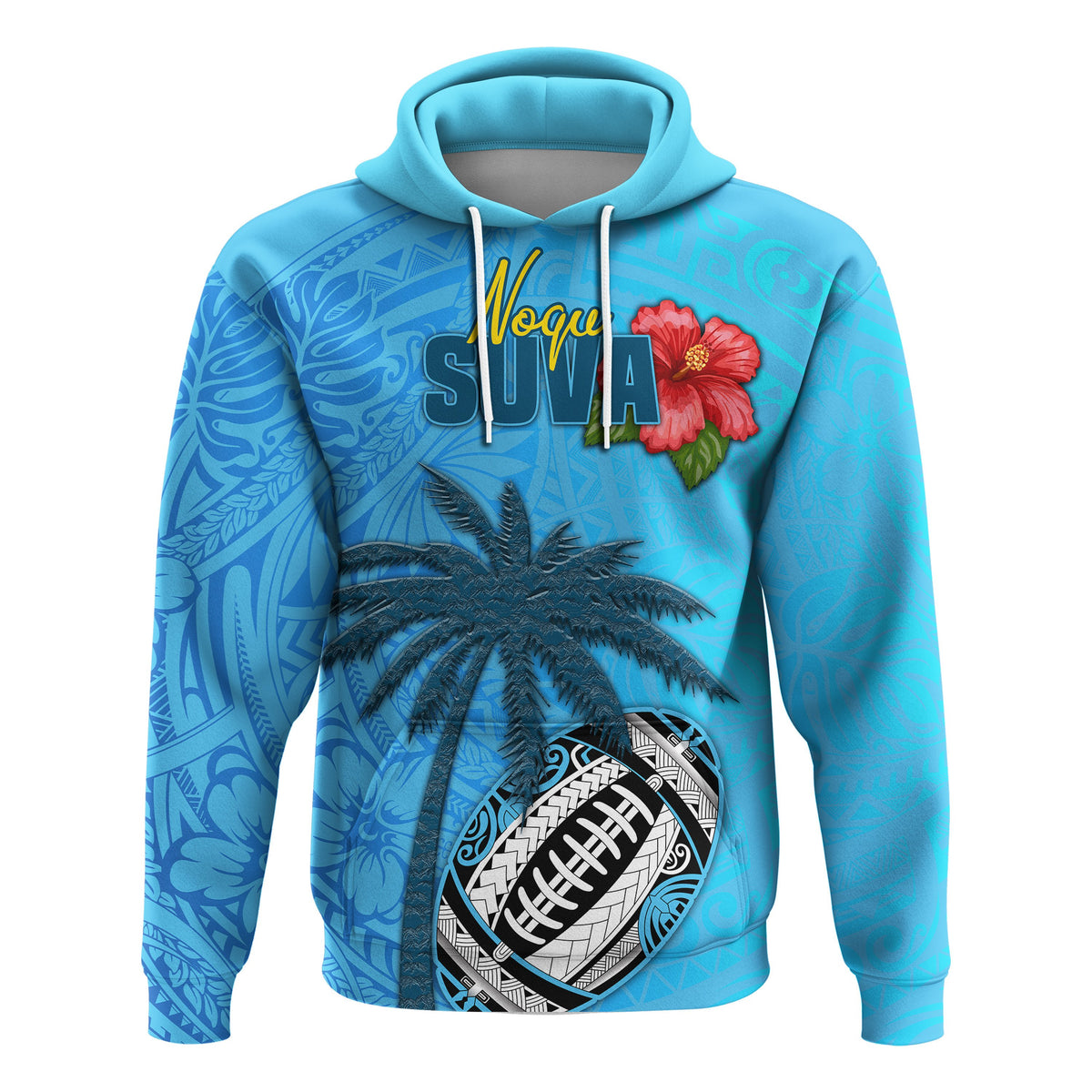Custom Suva Hoodie Fiji Sport Style - Polynesian Pride