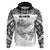 Guam Rugby Hoodie Polynesian Patterns White LT16 Unisex White - Polynesian Pride