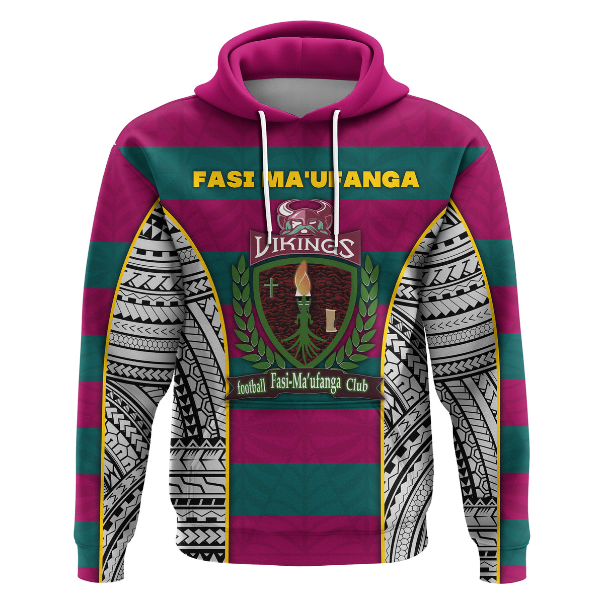 Custom Fasi Maufanga Football Hoodie Polynesian Style LT16 - Polynesian Pride