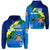 Vanuatu Malampa and Fiji Day Hoodie October 10 LT8 Unisex Blue - Polynesian Pride