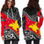 Papua New Guinea Hoodie Dress - Papua New Guinea Flag Fall In The Wave K9 - Polynesian Pride