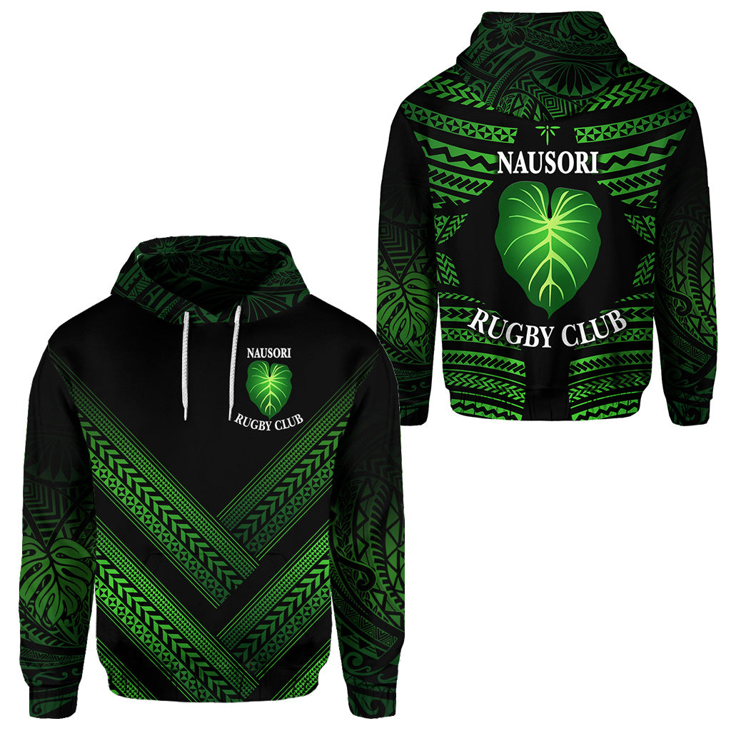 Fiji Nausori Rugby Hoodie Creative Style LT8 Unisex Black - Polynesian Pride