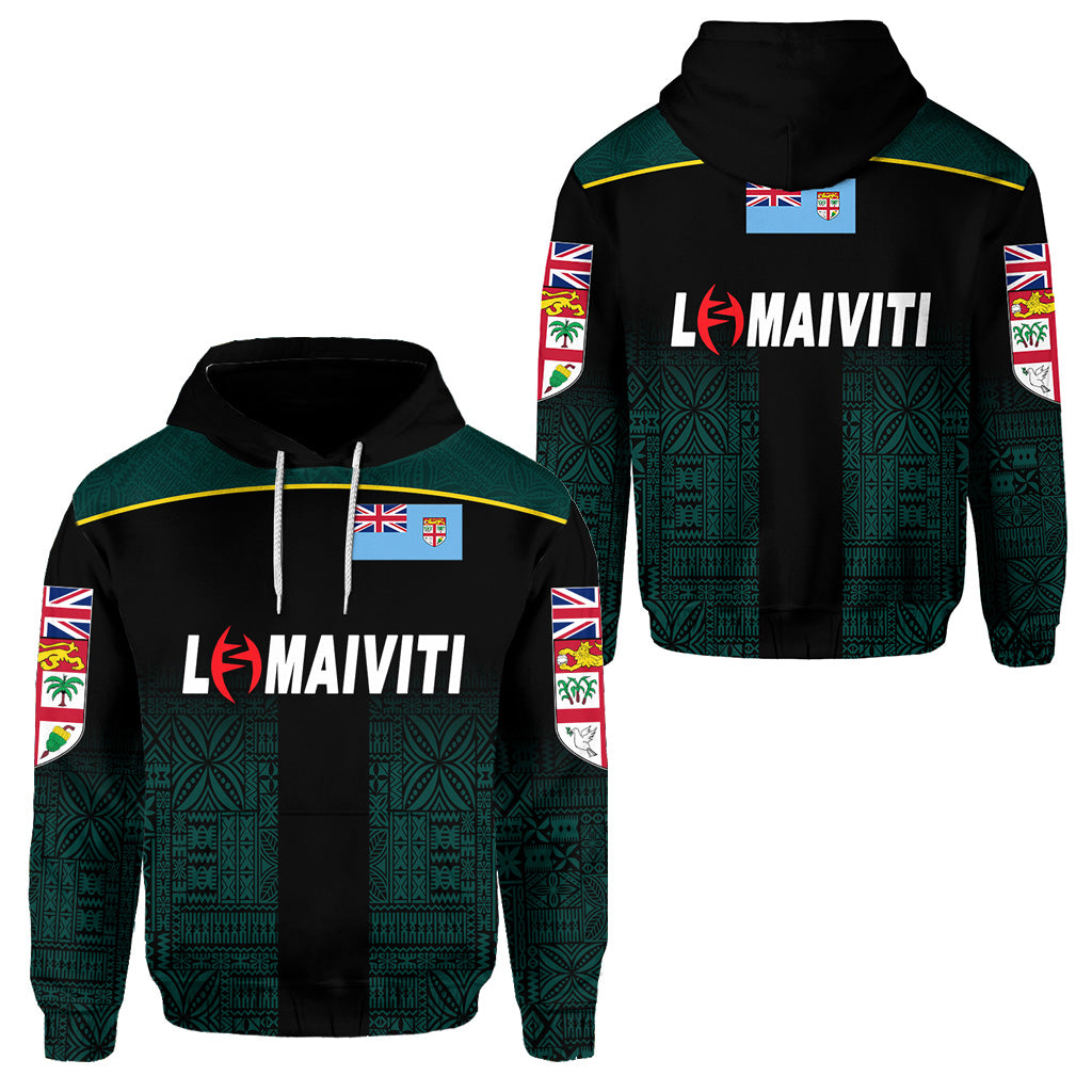 Fiji Lomaiviti Rugby Hoodie Simple Vibes LT8 Unisex Green - Polynesian Pride