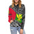 Hawaii Hoodie, Tropical Kanaka Maoli Flag Polynesian ll Over Print Hoodie K7 - Polynesian Pride