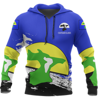 Chatham Islands Hoodie Chatham Islands Deer Map Special Z2 Unisex Blue - Polynesian Pride