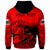 Samoa Custom Hoodie Dynamic Sport Style Red Black Color - Polynesian Pride