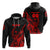 Custom Guam Rugby Hoodie Polynesian Patterns Style Red LT16 Unisex Red - Polynesian Pride