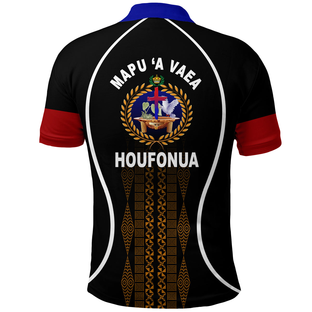 Custom Tonga Mapu A Vaea Polo Shirt Houfonua Original Style LT8 - Polynesian Pride