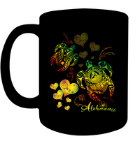 hawaiiTurtle Couple Love Polynesian Mug - AH - Polynesian Pride