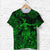 Custom Hawaii Hula Girl Polynesian T Shirt Unique Style Green LT8 - Polynesian Pride