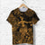 Custom Hawaii Hula Girl Polynesian T Shirt Unique Style Gold LT8 - Polynesian Pride