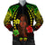 Hawaii Bomber Jacket - Hawaiian Girl Reggae Bomber Jacket AH - Polynesian Pride