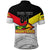 Custom Papua New Guinea SP Hunters Polo Shirt Rugby Original Style White, Custom Text and Number LT8 - Polynesian Pride