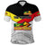 Custom Papua New Guinea SP Hunters Polo Shirt Rugby Original Style White, Custom Text and Number LT8 - Polynesian Pride