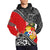 Tonga Hoodie Polynesian Style Fall In The Wave K7 - Polynesian Pride