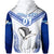 Custom Papua New Guinea PRK Gulf Isou Hoodie Rugby Original Style White, Custom Text and Number LT8 - Polynesian Pride