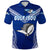 Custom Papua New Guinea PRK Gulf Isou Polo Shirt Rugby Original Style Blue, Custom Text and Number LT8 - Polynesian Pride