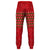 Hawaiian Turtle Christmas Joggers - Red - Felix Style - AH - Polynesian Pride