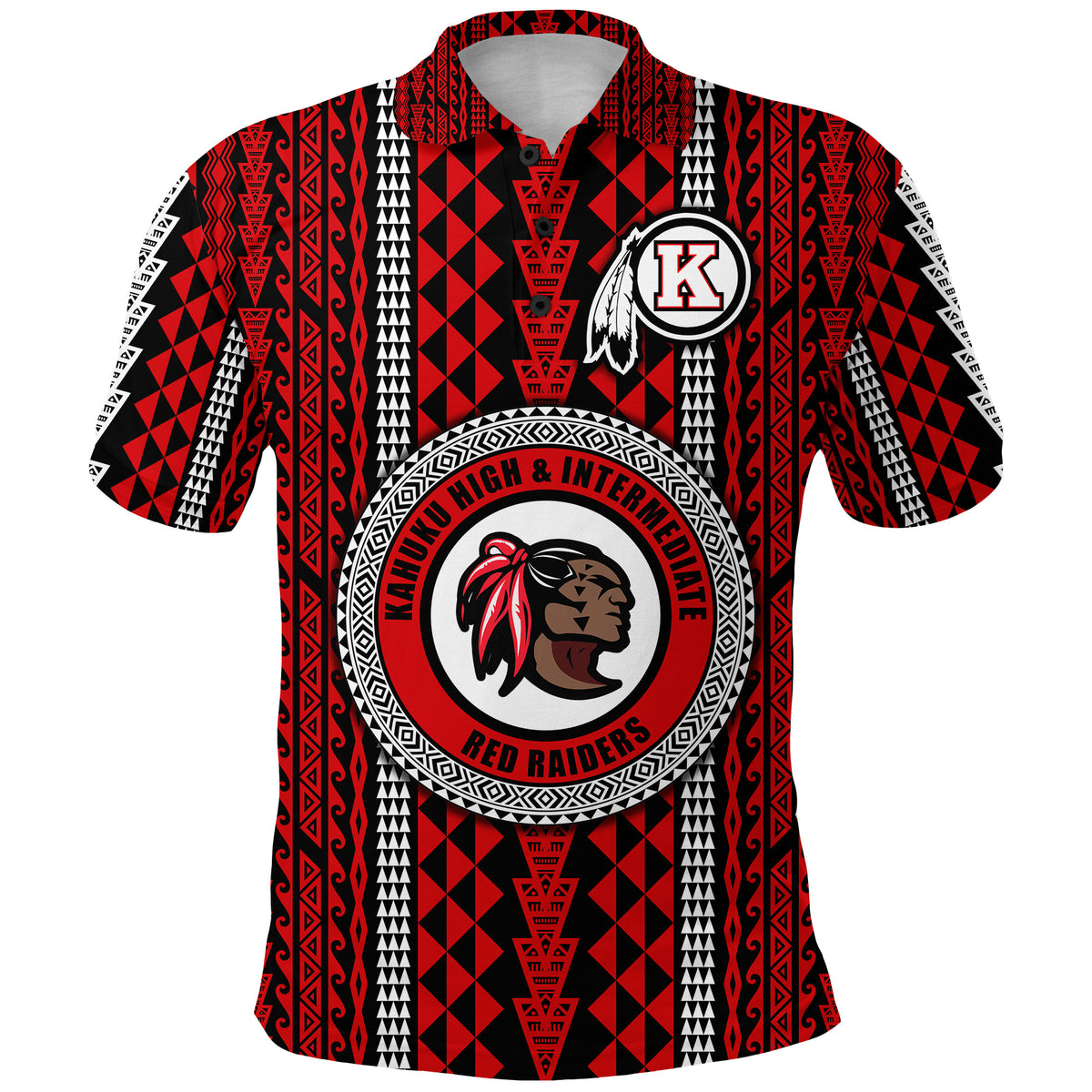 Hawaii Kahuku School Polo Shirt Kahuku High School Simple Style LT8 - Polynesian Pride