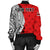 (Personalized) Hawaii Bomber Jacket - Kahuku High Tribal Kakau Bomber Jacket AH - Polynesian Pride