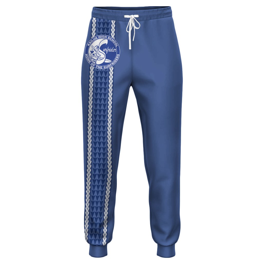 Hawaii - Kailua High Joggers - AH Unisex Blue - Polynesian Pride