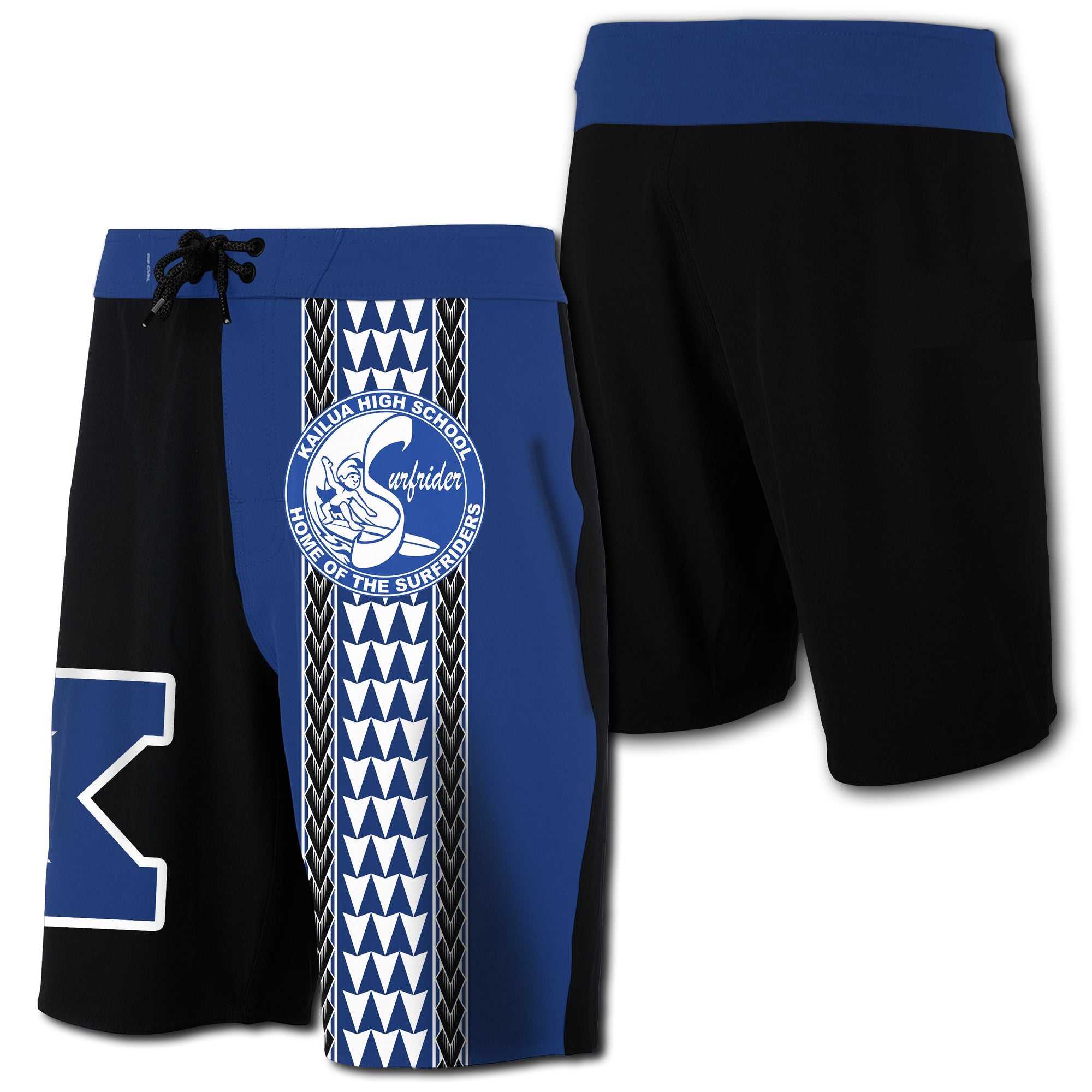 Hawaii - Kailua High Board Short - AH Men Blue - Polynesian Pride