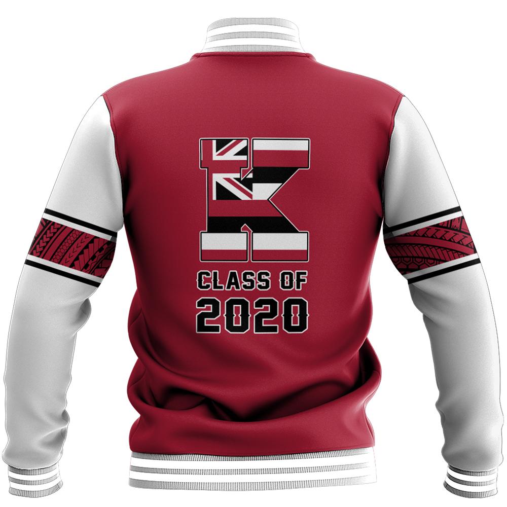 (Personalized) Hawaii Baseball Jacket - Kauai High Custom Your Class Baseball Jacket - AH - Polynesian Pride