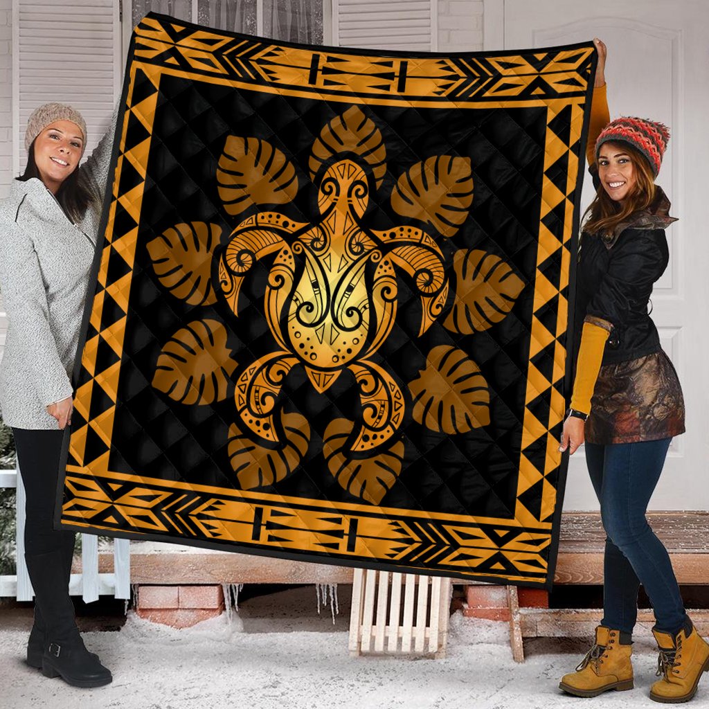 Hawaii - Tribe Turtle Quilt - AH - Polynesian Pride