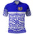 Tonga Kalapu Minisita Polo Shirt Special Version Blue LT8 - Polynesian Pride