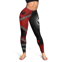 Hawaii Kanaka Maoli Polynesian Women's Leggings - Polynesian Chain Style - Polynesian Pride