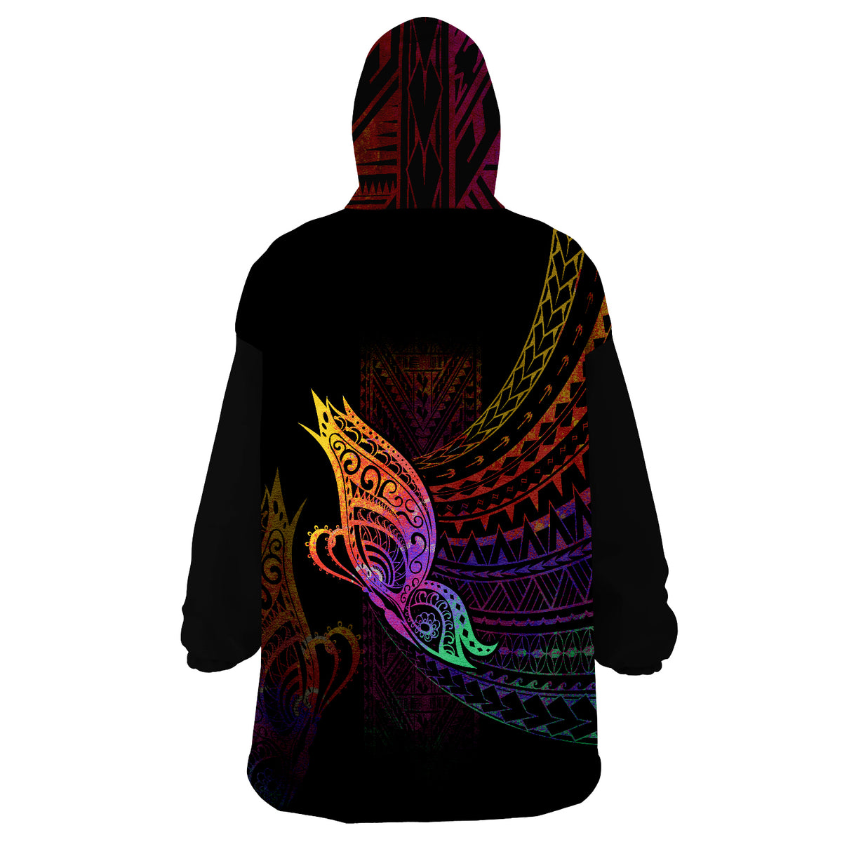 Kiribati Butterfly Style Wearable Blanket Hoodie LT9 - Polynesian Pride