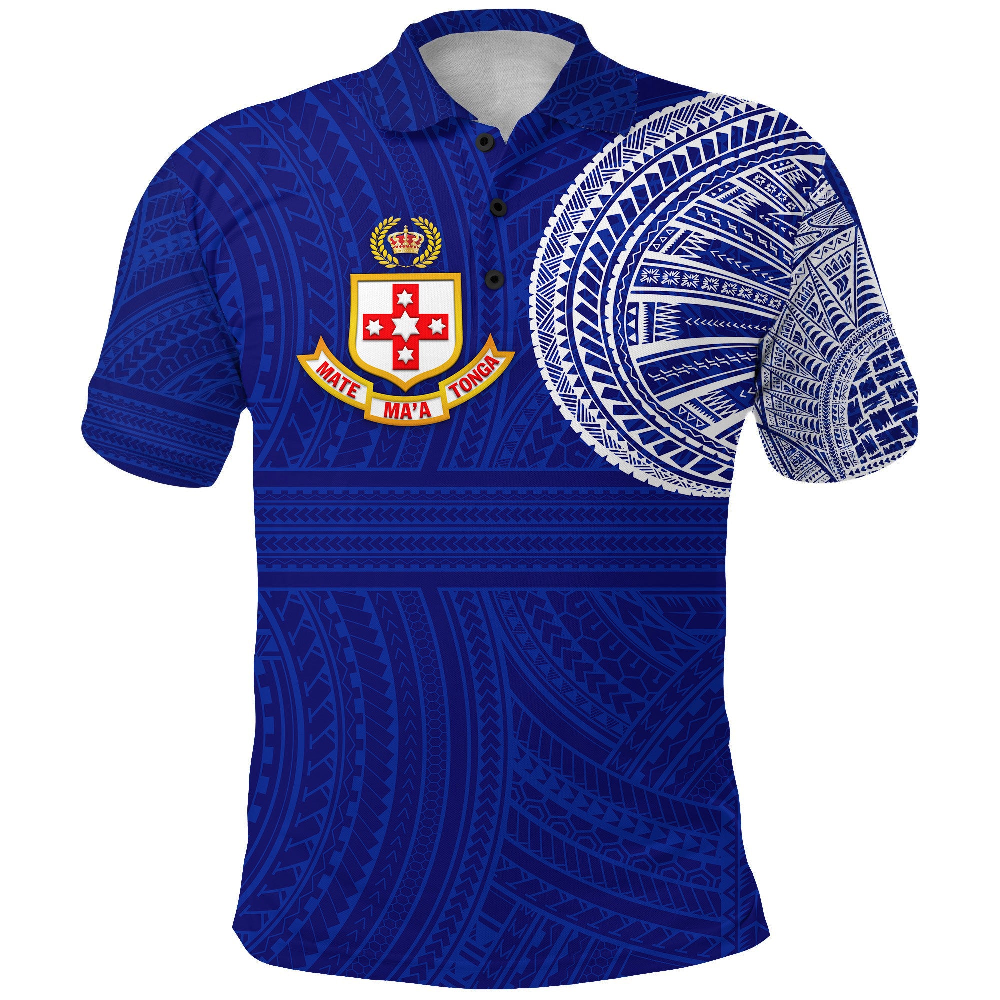 Custom Kolisi Tonga Polo Shirt LT8 - Polynesian Pride