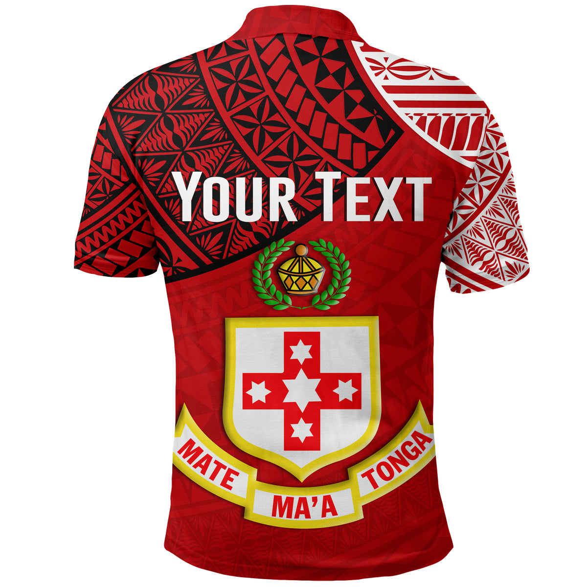 Custom Tonga College Atele Polo Shirt Kolisi Tonga LT4 - Polynesian Pride