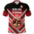 Custom Kolisi Tonga Polo Shirt Mate Maa Tonga Creative Style, Custom Text and Number Lion - Polynesian Pride