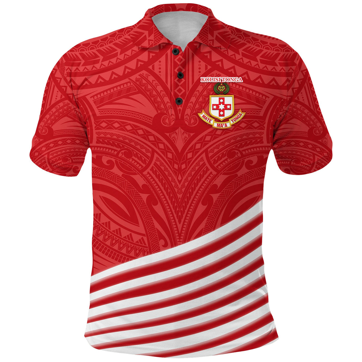 Kolisi Tonga Polo Shirt Mate Maa Tonga Simple Rugby Style - Polynesian Pride