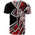 Kosrae T Shirt Tribal Flower Special Pattern Red Color - Polynesian Pride