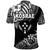 FSM Kosrae Polo Shirt Unique Vibes Black LT8 - Polynesian Pride