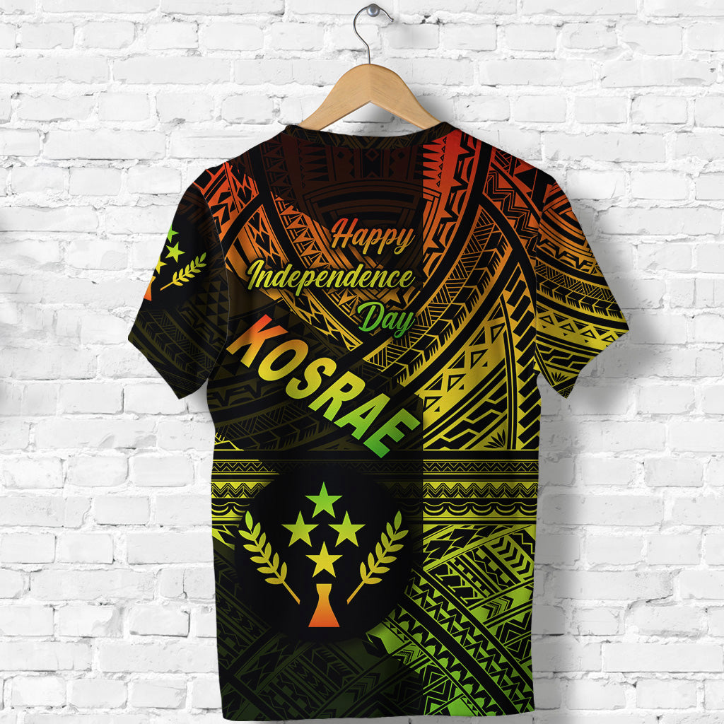 FSM Kosrae T Shirt Happy Independence Day Original Vibes Reggae LT8 - Polynesian Pride