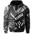 Custom FSM Kosrae Zip Hoodie Original Style Black LT8 - Polynesian Pride