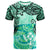 Kosrae T Shirt Vintage Floral Pattern Green Color Unisex Green - Polynesian Pride