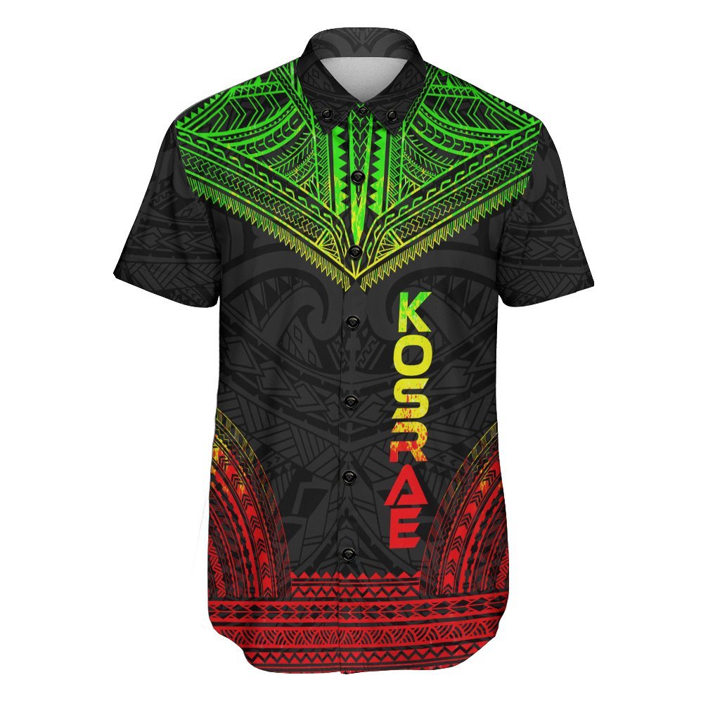 Kosrae Polynesian Chief Shirt - Reggae Version Men Reggae - Polynesian Pride