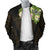 Kosrae State Men's Bomber Jacket - Polynesian Gold Patterns Collection - Polynesian Pride