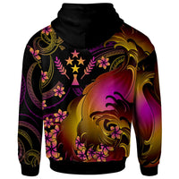 Kosrae Custom Zip up Hoodie Kosrae in wave - Polynesian Pride