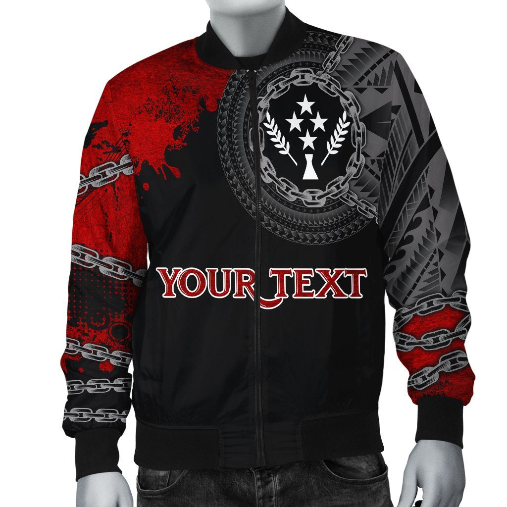 Kosrae Polynesian Personalised Men's Bomber Jacket - Polynesian Chain Style - Polynesian Pride