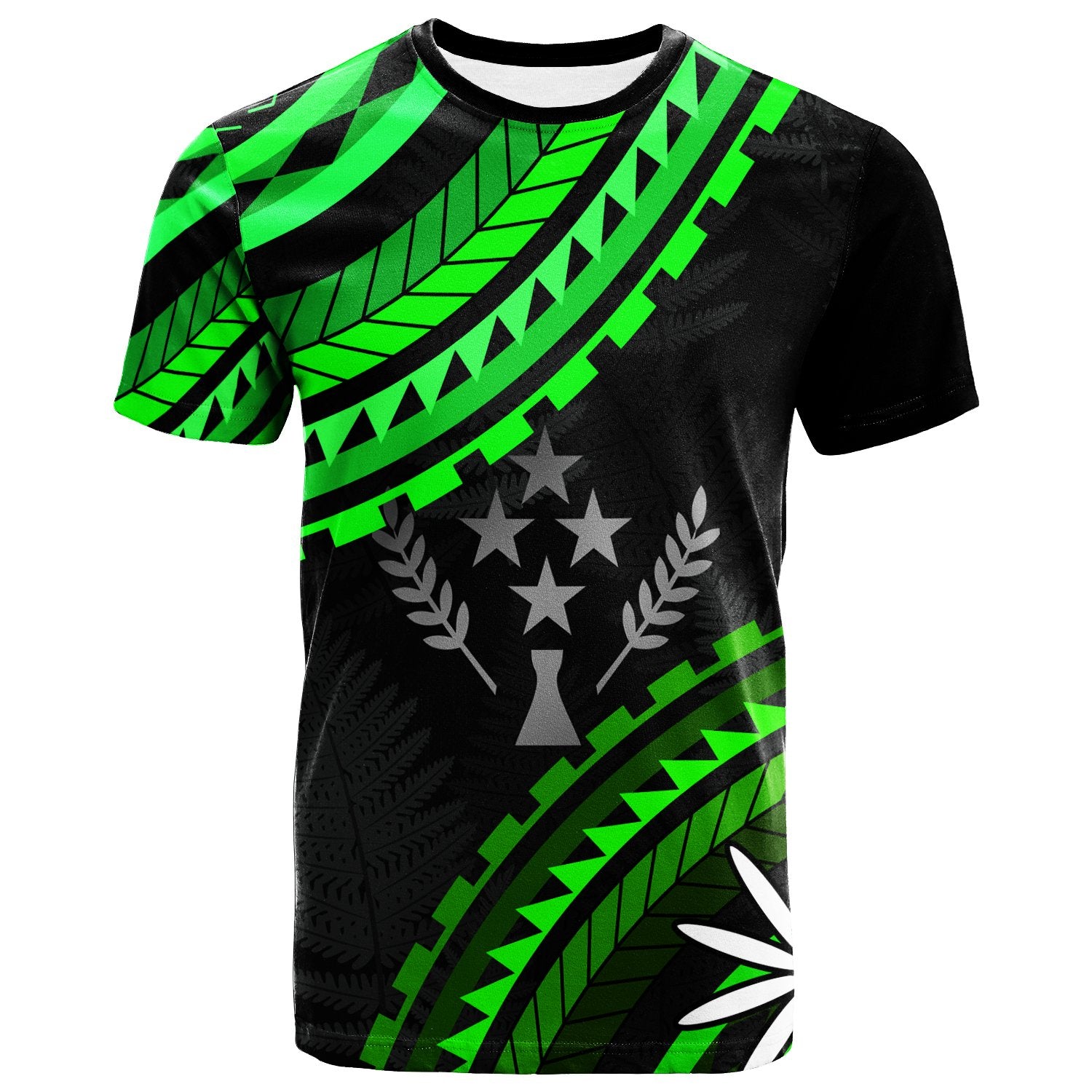 Kosrae T Shirt Palm Leaf Texture Unisex Art - Polynesian Pride