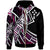 Kosrae Zip Hoodie Tribal Flower Special Pattern Purple Color Unisex Purple - Polynesian Pride