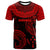 Kosrae T Shirt Unique Serrated Texture Red Unisex Red - Polynesian Pride