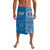 Apifoou Tonga College Lavalava Tongan Ngatu Pattern LT14 Blue - Polynesian Pride